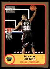 Dahntay Jones 2003-04 Bazooka #235 Grizzlies NBA READ FREE SHIPPING AutographDen