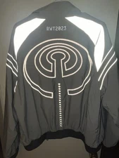 Beyonce Official Renaissance Tour Reflective Bomber Jacket Size Large RARE