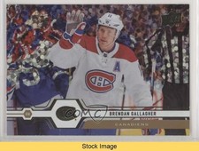 2019-20 Upper Deck Speckled Rainbow Foil Brendan Gallagher #300 READ 7yx