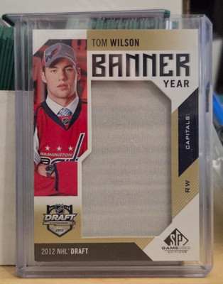 2018-19 SP Game Used Banner Year Draft '12 #BD12TW Tom Wilson Capitals