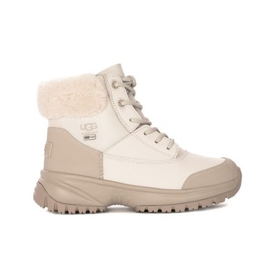 Schuhe Universal Damen UGG Yose Fluff V2 1130901WHP Weiß-Beige