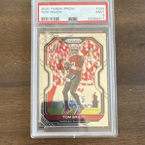 2020 Panini Prizm Tom Brady #255 PSA 9 Base Set Tampa Bay Buccaneers
