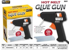 Hot Melt Glue Gun With Anti Drip Nozzle Inc 100 Glue Sticks FAST DISPATCH (8601) 0.11 per stick