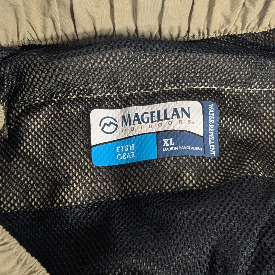 Magellan Convertible Cargo Pants Mens Extra Large Beige Fishing Shorts Nylon - Image 4 of 4