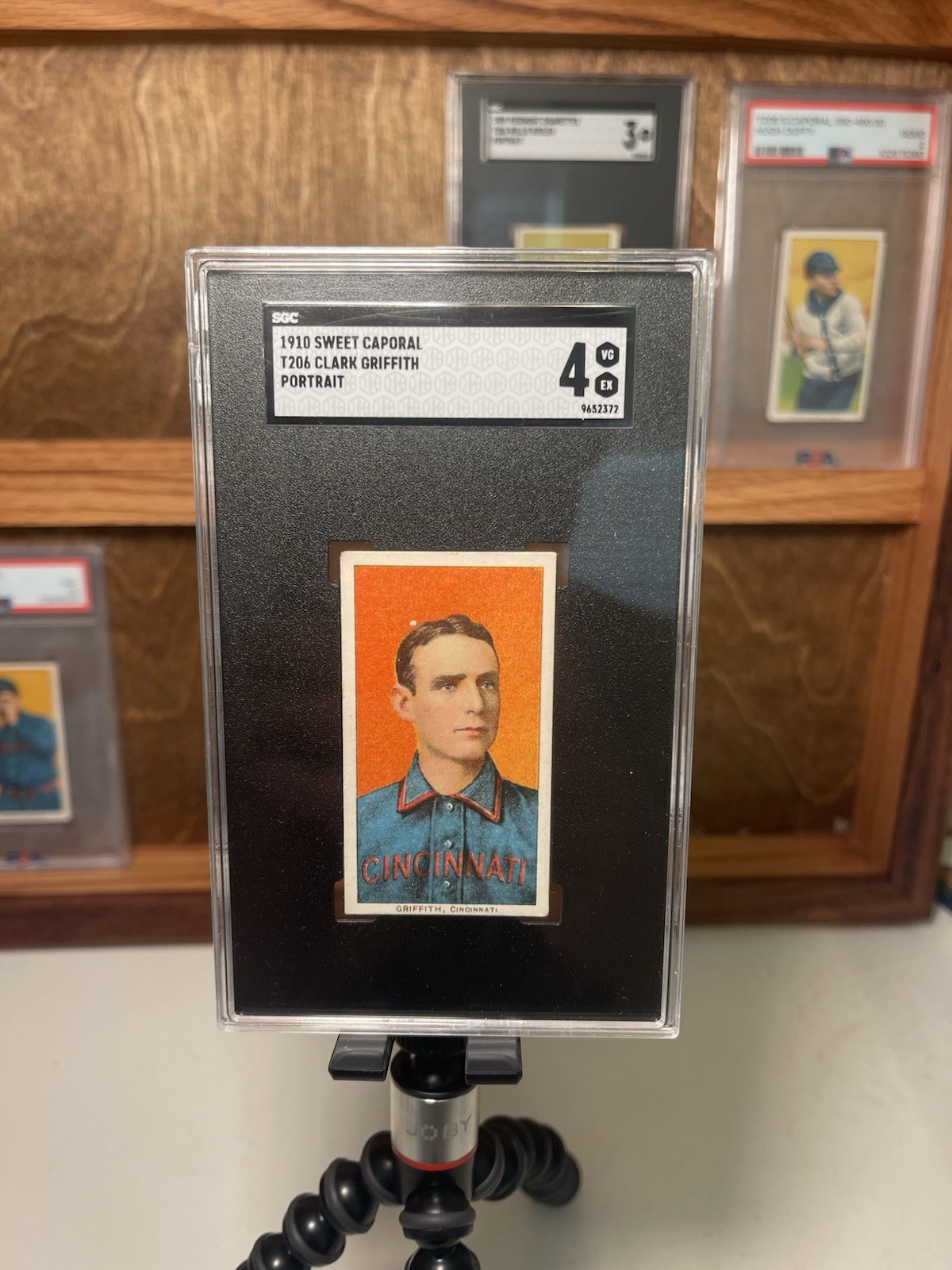 1909-11 T206 Clark Griffith Portrait SGC 4 Amazing Eye Appeal