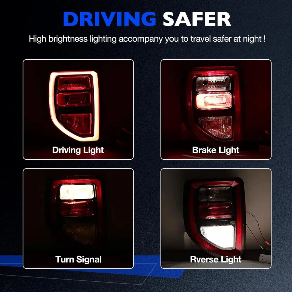 Luces traseras compatibles con Ford Bronco Sport 2021 2022 2023 - Luces traseras culo... Foto 2 de 4