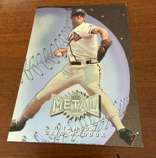 1996 Metal Universe Titanium #5 Greg Maddux Braves MLB Baseball Card HOF Fleer