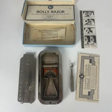 ROLLS RAZOR "THE TRAVELER" IMPERIAL No. 2 RAZOR Shaving Set Made In ENGLAND