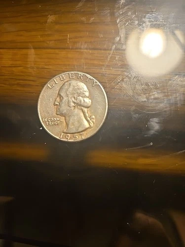 1957-Washington Quarter Dollar VF