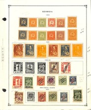 Georgia Stamp Collection on Scott International Page, 1919-1923 (BD)