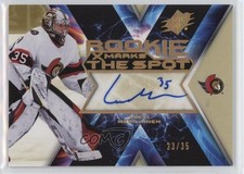 2023 SPx X Marks the Spot Rookie Gold 23/35 Leevi Merilainen #XMR-LM Auto 0i47