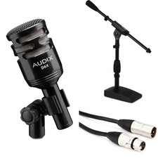 Audix D6X Dynamic Kick Drum Mic with Stand and Cable