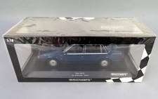 MINICHAMPS 1/18 Volvo 740 GL 1986 Dark Blue Metallic Diecast Car New