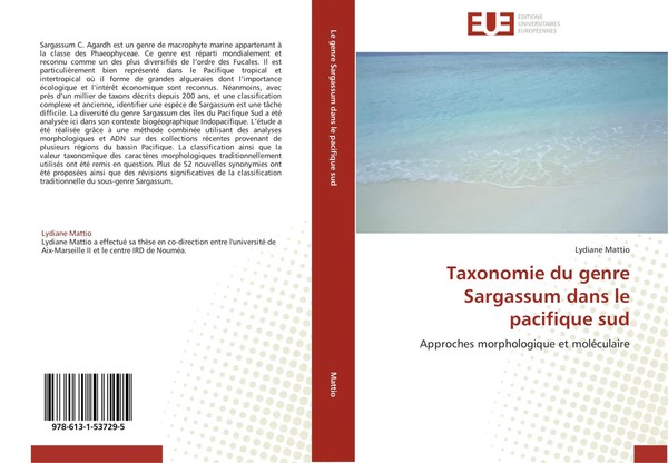 Lydiane Mattio | Taxonomie Du Genre Sargassum Dans Le Pacifique Sud | Buch-image