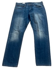 Gap 1969 Jeans Original Fit 32/14r Blue Denim Medium Wash Distressed