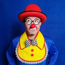 Carnival Clown Collar Halloween Jester Collar Detachable BIB Collar for Party