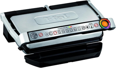 Optigrill Stainless Steel XL Electric Grill, 6 Servings, 9 Intelligent Automatic