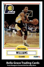 1990-91 Fleer Update Micheal Williams #U-39 Indiana Pacers NBA Basketball