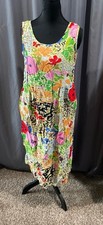 Jams World, Vintage Sleeveless Multicolor Dress Women’s Size Large