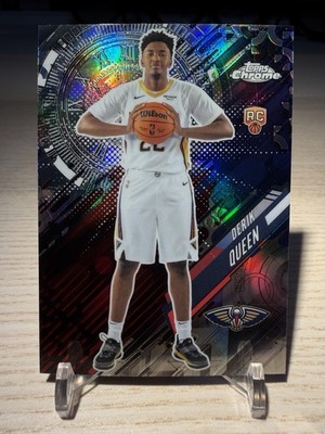 2025-26 Topps Chrome Basketball Derik Queen Go Time Refractor #GT-25 Pelicans