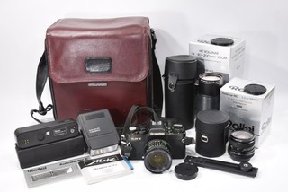 Rollei ROLLEIFLEX SL35 E SLR Spiegelreflex Kamera Konvolut 3 Objektive Zubehör