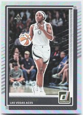 2025 Donruss WNBA #60 Jackie Young Holo Las Vegas Aces