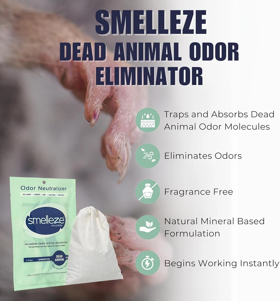 Dead Animal Odor Eliminator for Strong Odor Removal - Eliminate Dead Rodent & Wi - Image 3 of 4