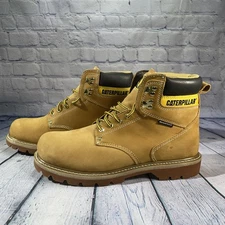Caterpillar Second Shift Waterproof Work Boot Honey Reset P51085 Men’s Sz 11.5 M