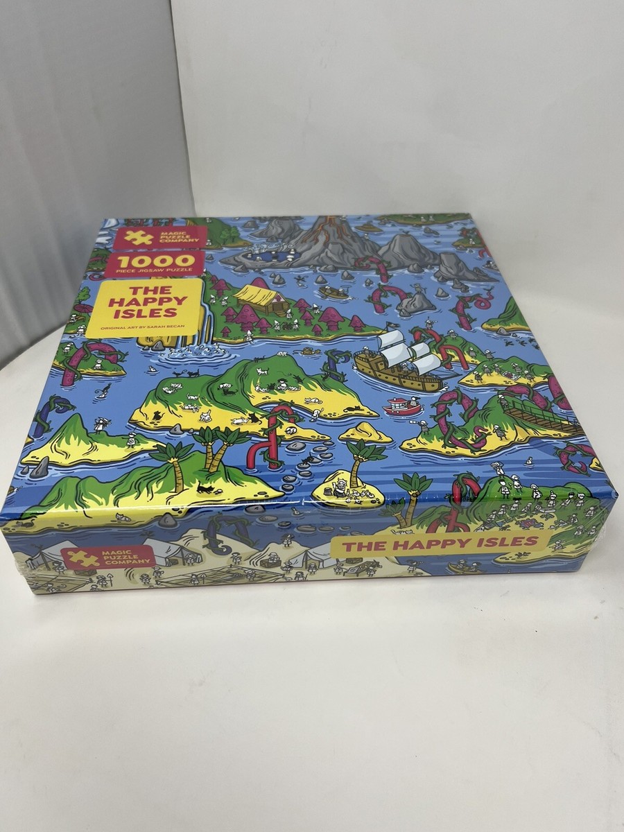 マジックパズルカンパニー The Happy Isles ジグソーパズル The Happy Isles • 1000-Piece Jigsaw Puzzle from The Magic