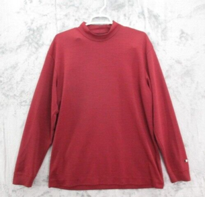 red nike mock turtleneck tiger