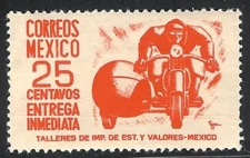 pa026 Mexico Arquite MNH paper 1 Sc#E10 Mc#1000 Et#aa026 30.9mm imprint