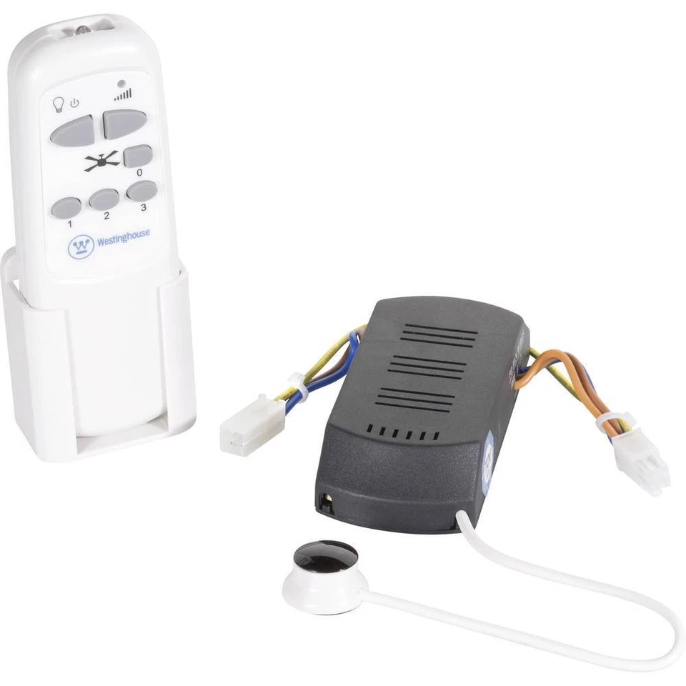 Westinghouse 78095-40 Deckenventilator-Fernbedienung Weiß, Grau