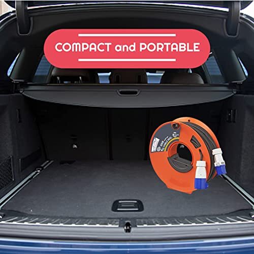 Cable Reel Empty 25m Reel Caravan and Camping Electric Hook Up Lead