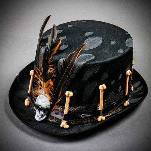 For Men & Women Steampunk Top Hat Victorian Costume Party Prom Top Hat Goggles - Picture 71 of 94