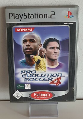 Pro Evolution Soccer 4 [Platinum] - PS2 OVP+Anleitung A7887