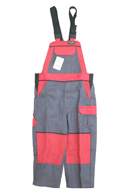 W.K.TEX. Workwear Kinder Arbeitshose Latzhose Bully 85011 100% Baumwolle Rot
