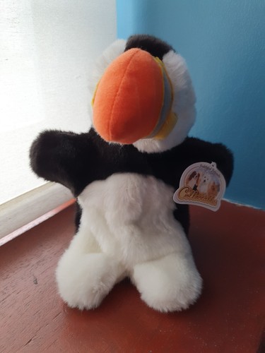 10" Peter the Puffin puppet PUFFINS hand puppet bird plush hand puppets soft toy - Picture 7 of 10