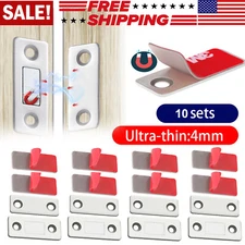 Strong Magnetic Door Closer Cabinet Catch Latch Cupboard Ultra Thin Closures