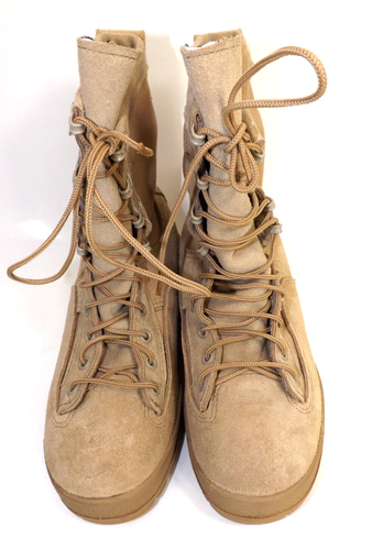 McRae Footwear Desert Tan Suede & Gore-Tex Combat Boots US 6.5 W - Picture 5 of 14