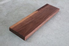 Treppenstufe Nussbaum Massiv Holz Brett Stufe Regalbrett für Treppe NEU Wallnuß