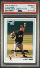 CHRIS SALE 2010 Bowman Draft Picks & Prospects #BDPP92 PSA 9 MINT 1st BOWMAN QTY