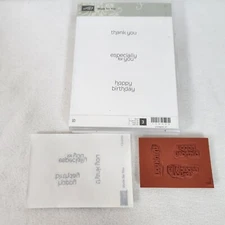 Stampin' Up Made for You Series Stamp Set Thank You~Happy Birthday~Especially