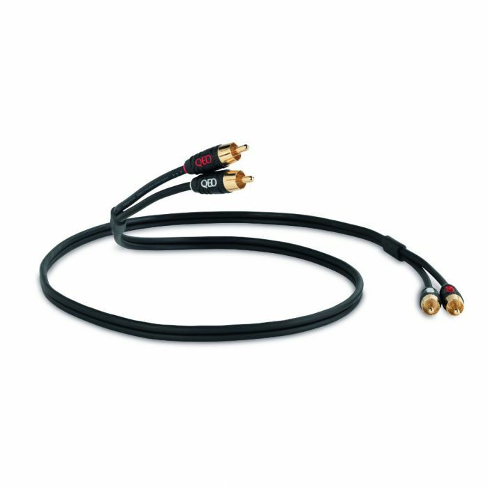 QED QE2707 Profile Precision Audio Cable - RCA to RCA - 5m (16.4 feet)