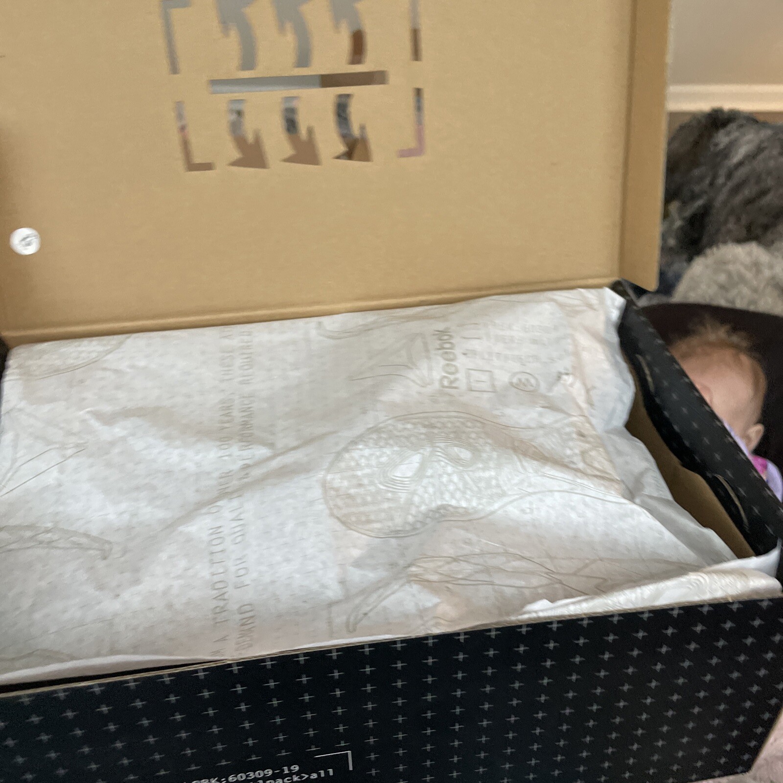 SAOLA Taglia 7 Reebok suola Fury nera trainer a croce