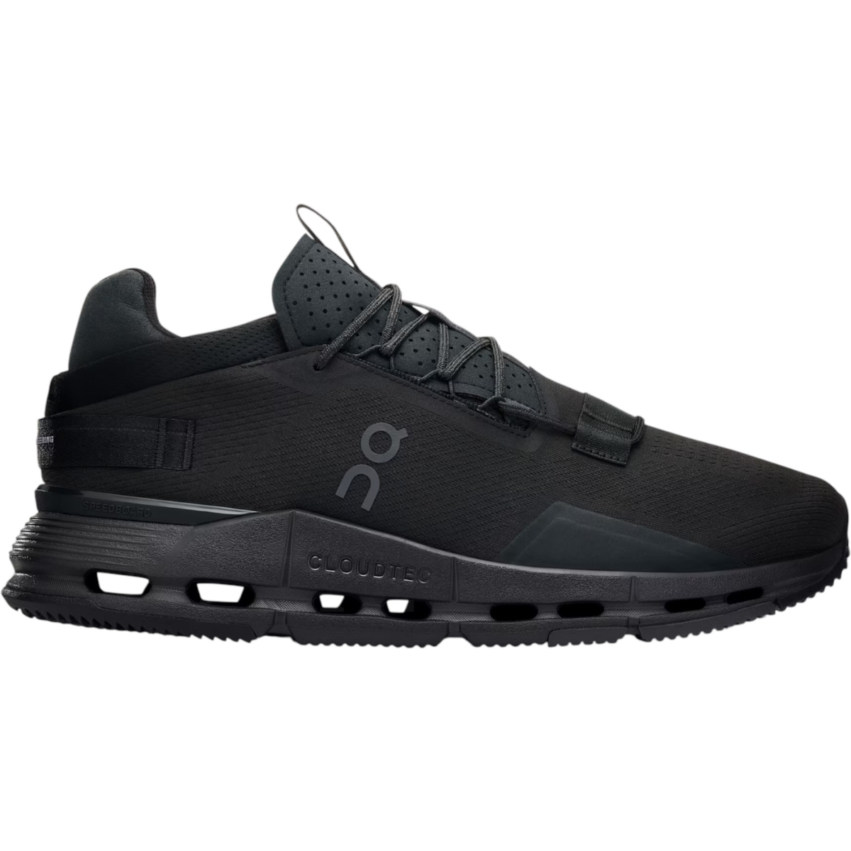 On Coudnova Running Women’s Black Athletic Shoes 6 1/2 Women main image 4
