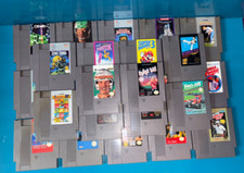 Nintendo NES Game Cartridge Lot x 25-Untested and Clean A