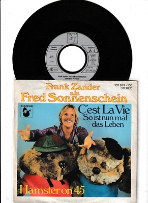 Frank Zander C'Est La Vie - So Ist Nun Mal Das Leben  7'' -  1982-