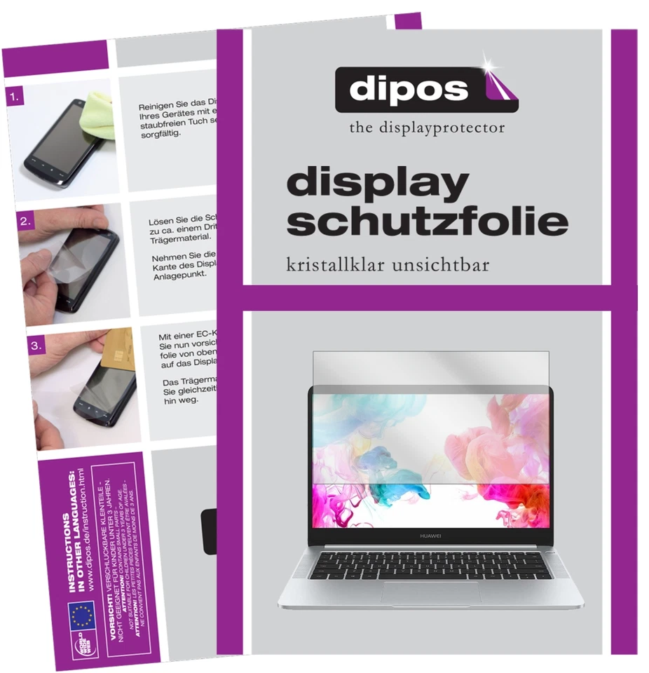 Screen Protector for Huawei MateBook D Protection Crystal Clear dipos - Image 2 of 4