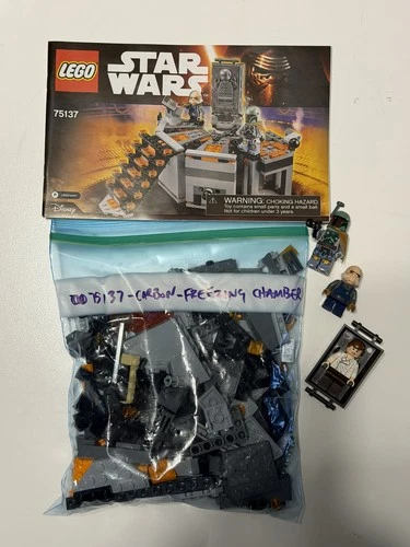 LEGO 75137: Star Wars-Carbon-Freezing Chamber. Complete W/ Minifigs & Manual