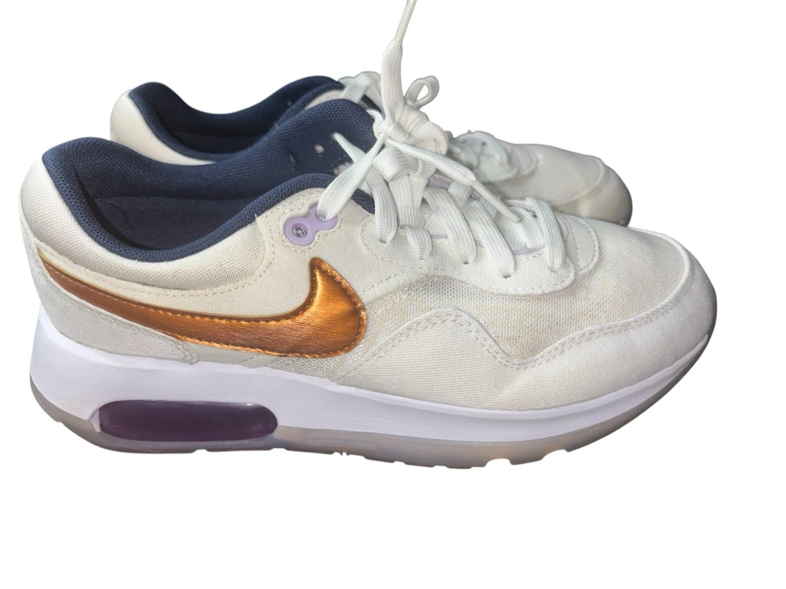 Nike Air Max Motif Low Colorway osso chiaro e blu navy 5 anni 6 5 W